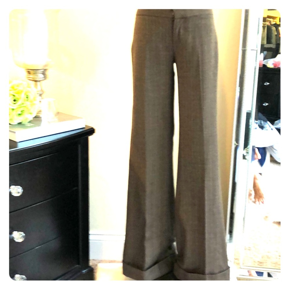 Juicy couture heathered brown pinstripe trouser,24